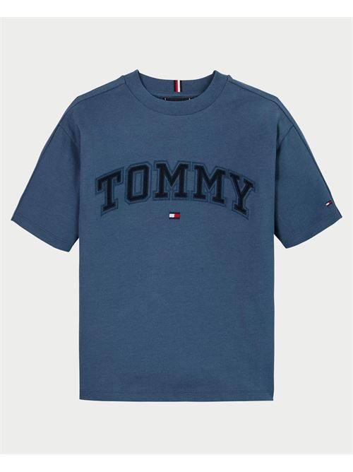 T-shirt enfant Tommy Hilfiger avec logo TOMMY HILFIGER | KB0KB08666TDBZ